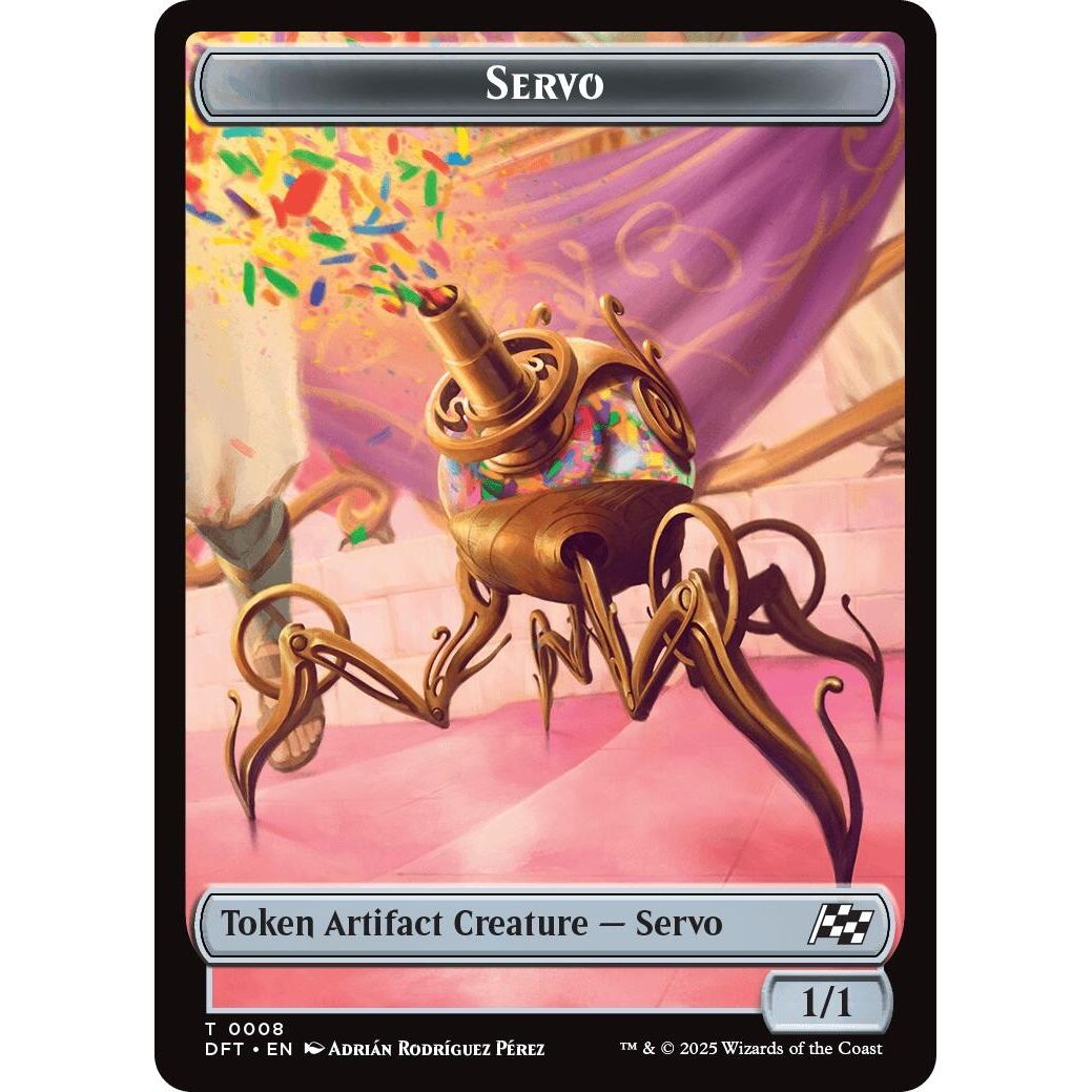 Image for Servo // Thopter (0009) Double-Sided Token (8 // 9) (DFT) - Magic: The Gathering