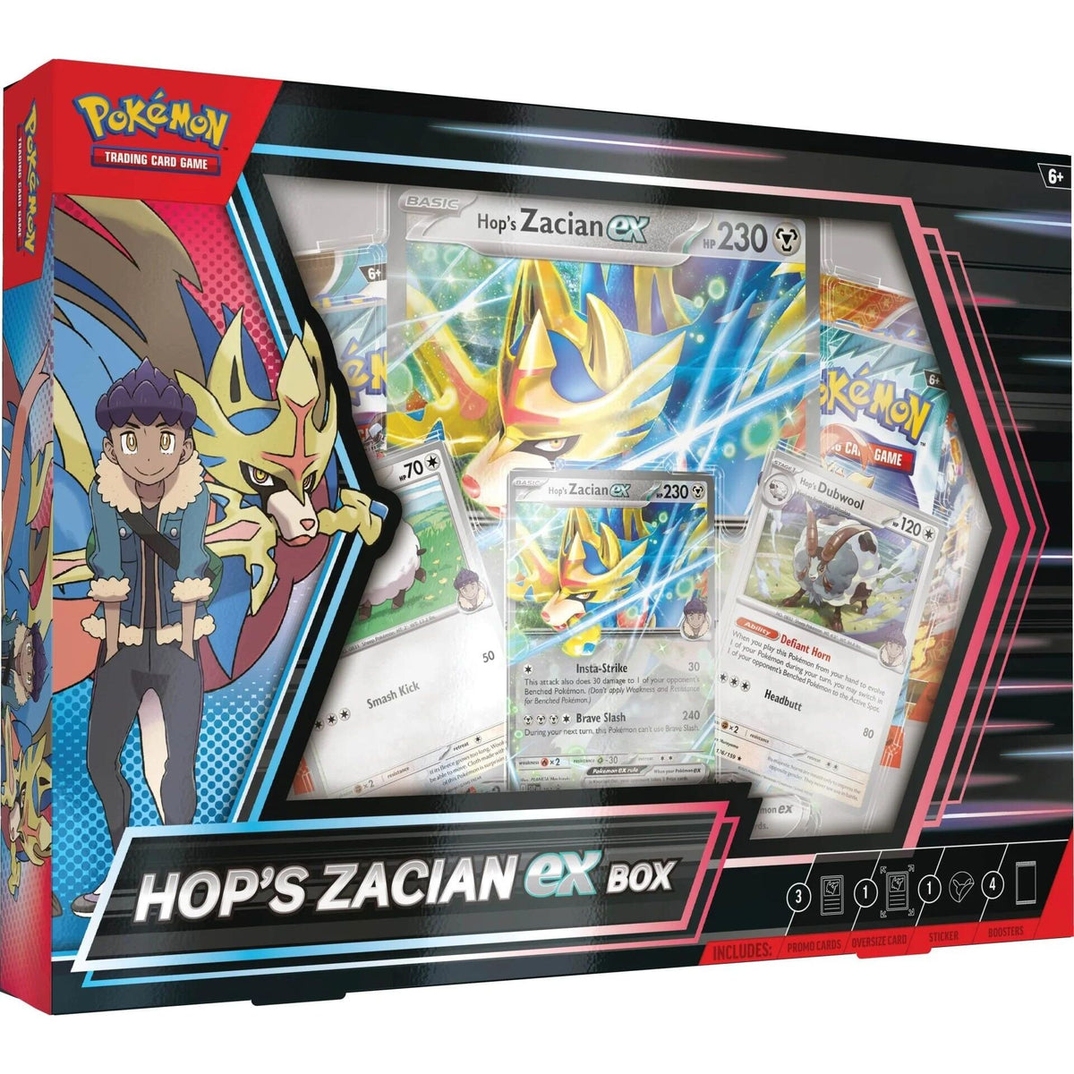 Image for Hop's Zacian ex Box - Pokemon