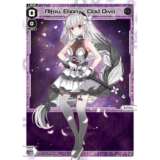 Image for Alfou, Ebony - Clad Diva (WXDi-P15-036[EN]) (WXDi-P15) - WIXOSS