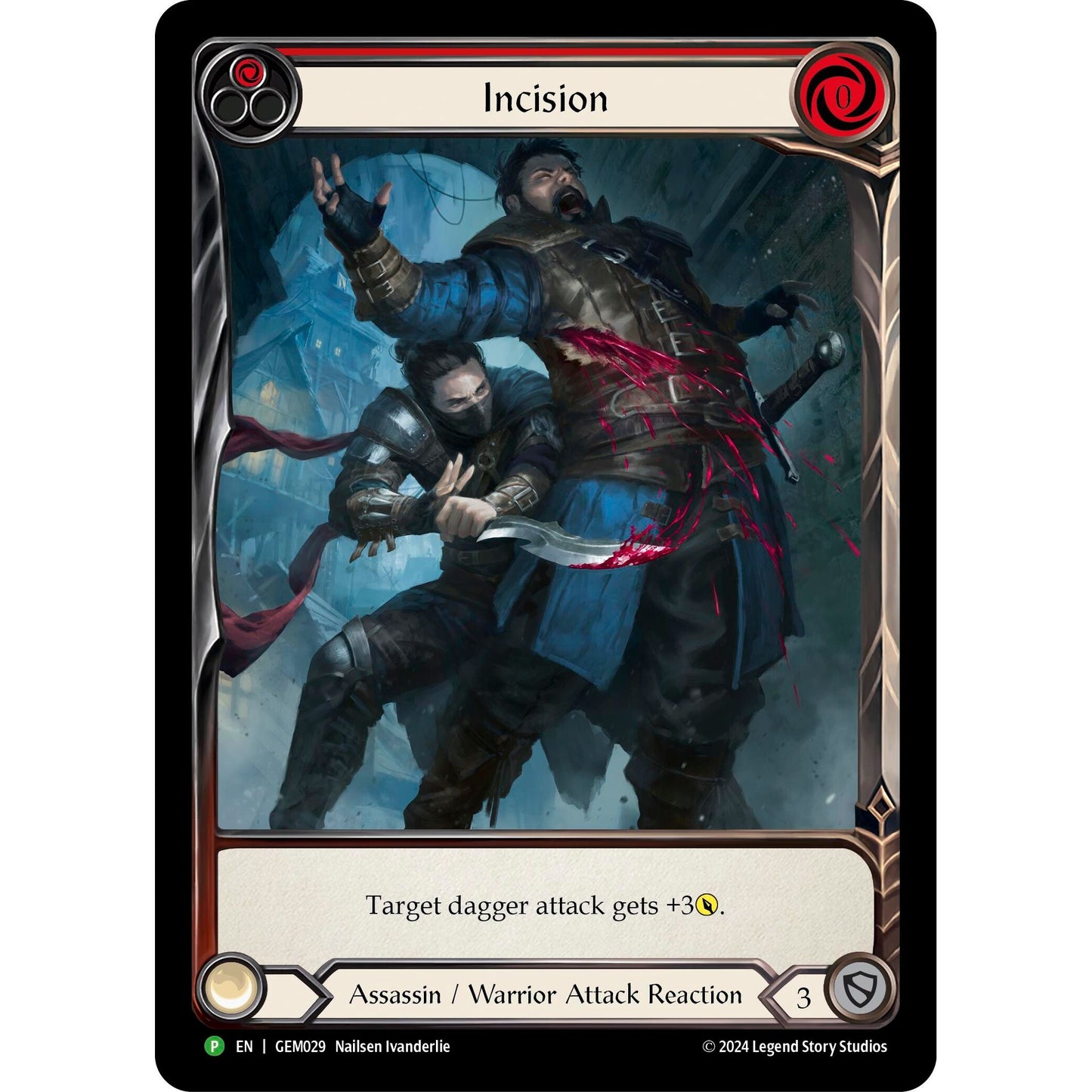 Image for Incision (Red) (GEM029) (GEM) - Flesh and Blood TCG