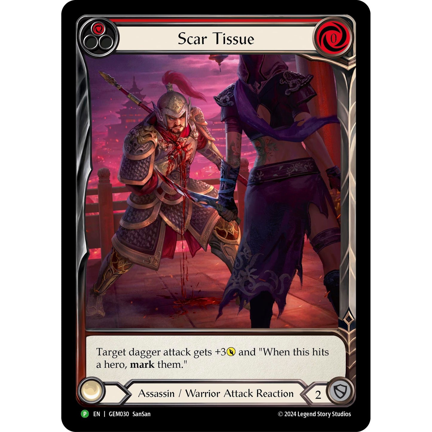 Image for Scar Tissue (Red) (GEM030) (GEM) - Flesh and Blood TCG