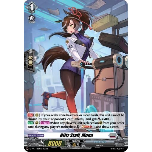Image for Blitz Staff, Muna (D-PR/736EN) (Foil) (D-PR/736EN) (D-PR) - Cardfight Vanguard