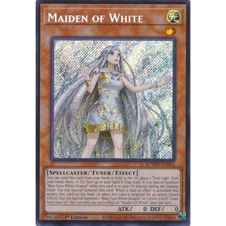 Image for Maiden of White (Secret Rare) (SDWD-EN041) (SDWD) - YuGiOh