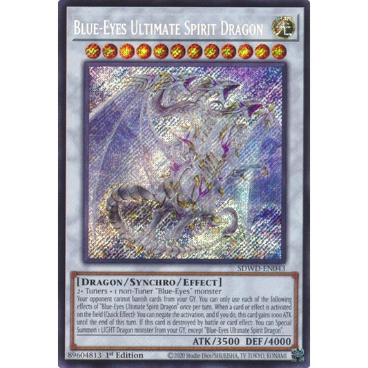 Image for Blue-Eyes Ultimate Spirit Dragon (Secret Rare) (SDWD-EN043) (SDWD) - YuGiOh