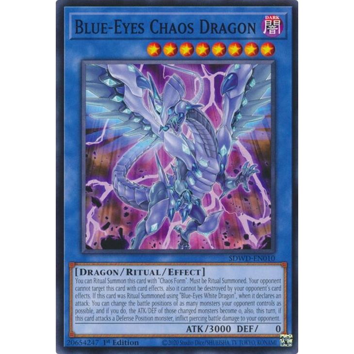 Image for Blue-Eyes Chaos Dragon (SDWD-EN010) (SDWD) - YuGiOh