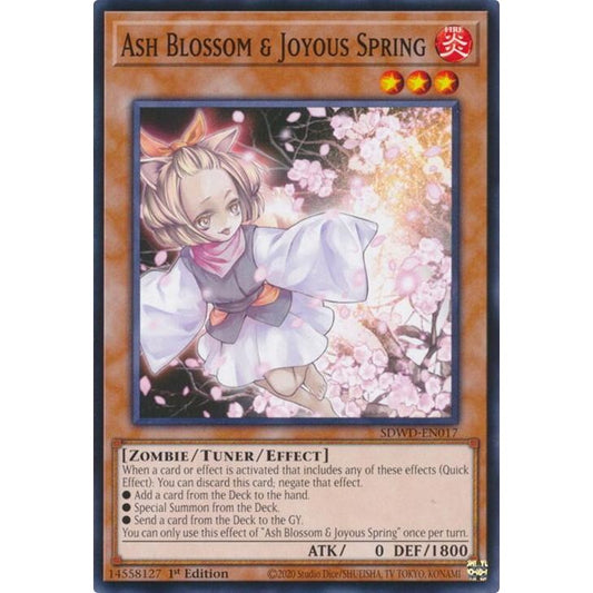 Image for Ash Blossom & Joyous Spring (SDWD-EN017) (SDWD) - YuGiOh