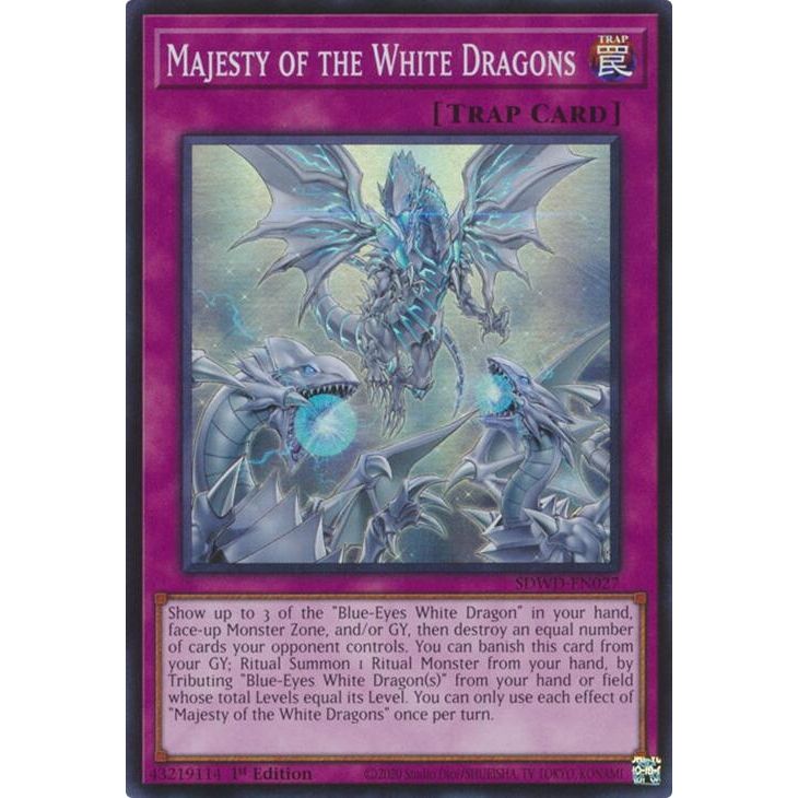 Image for Majesty of the White Dragons (SDWD-EN027) (SDWD) - YuGiOh