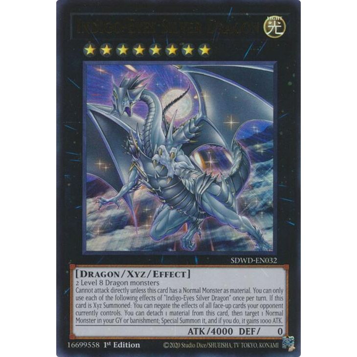 Image for Indigo-Eyes Silver Dragon (SDWD-EN032) (SDWD) - YuGiOh