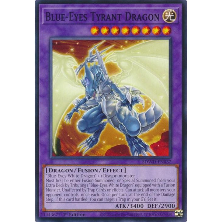 Image for Blue-Eyes Tyrant Dragon (SDWD-EN037) (SDWD) - YuGiOh