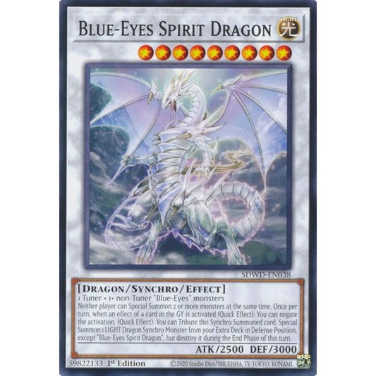 Image for Blue-Eyes Spirit Dragon (SDWD-EN038) (SDWD) - YuGiOh