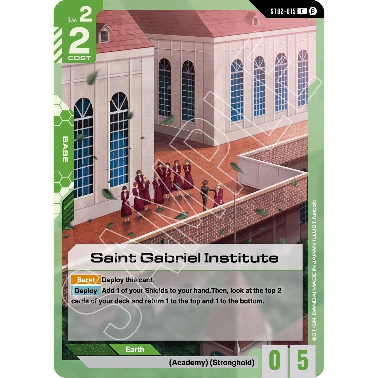 Image for Saint Gabriel Institute (ST02-015) (GD01_b) - Gundam Card Game