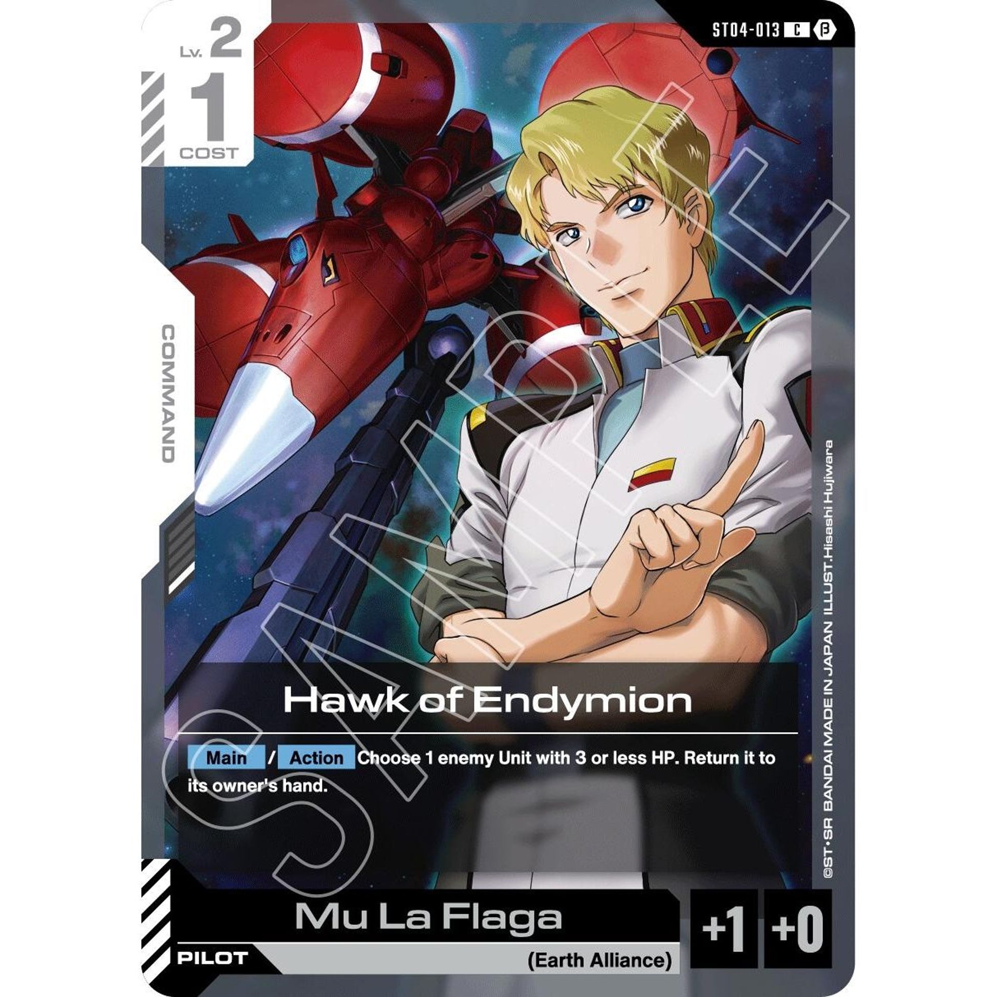 Image for Hawk of Endymion (ST04-013) (GD01_b) - Gundam Card Game