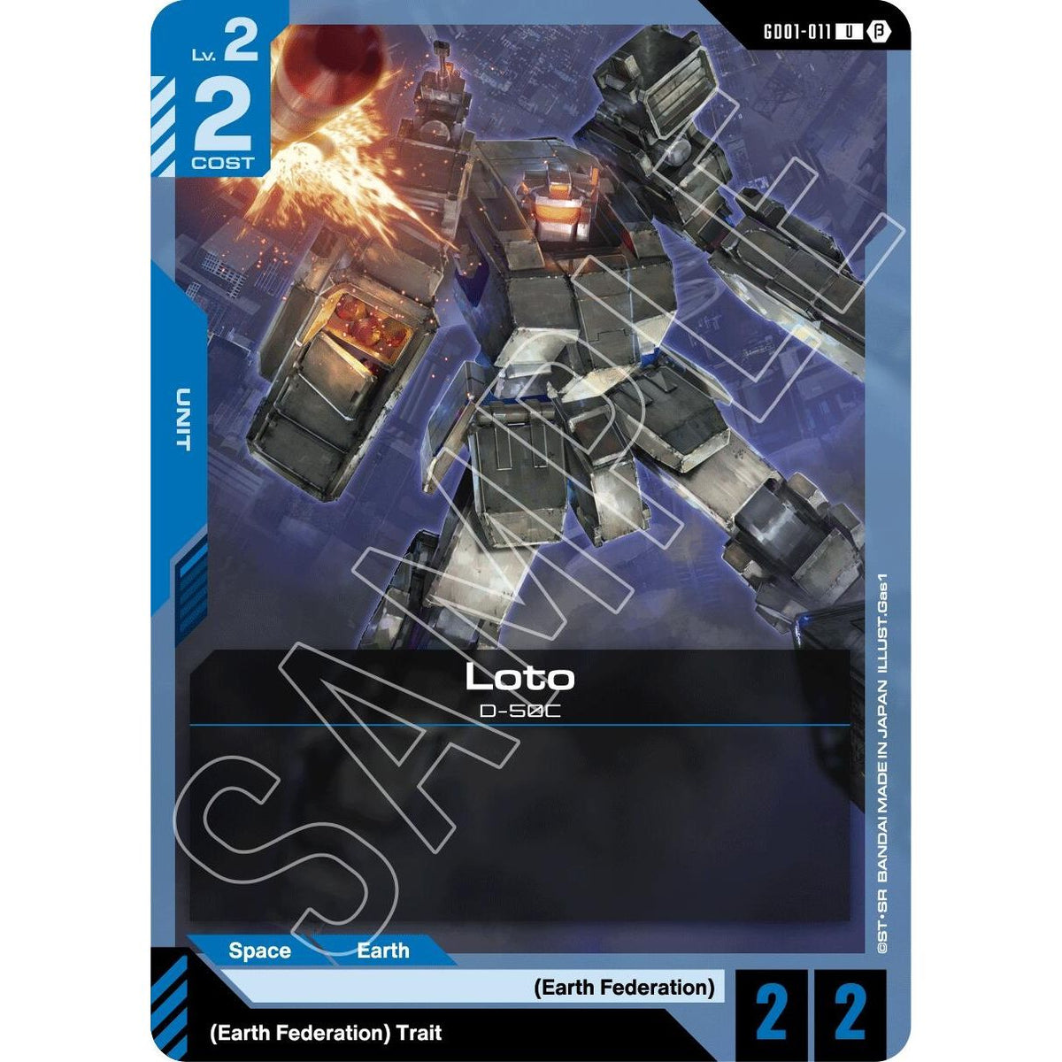 Image for Loto (GD01-011) (GD01_b) - Gundam Card Game
