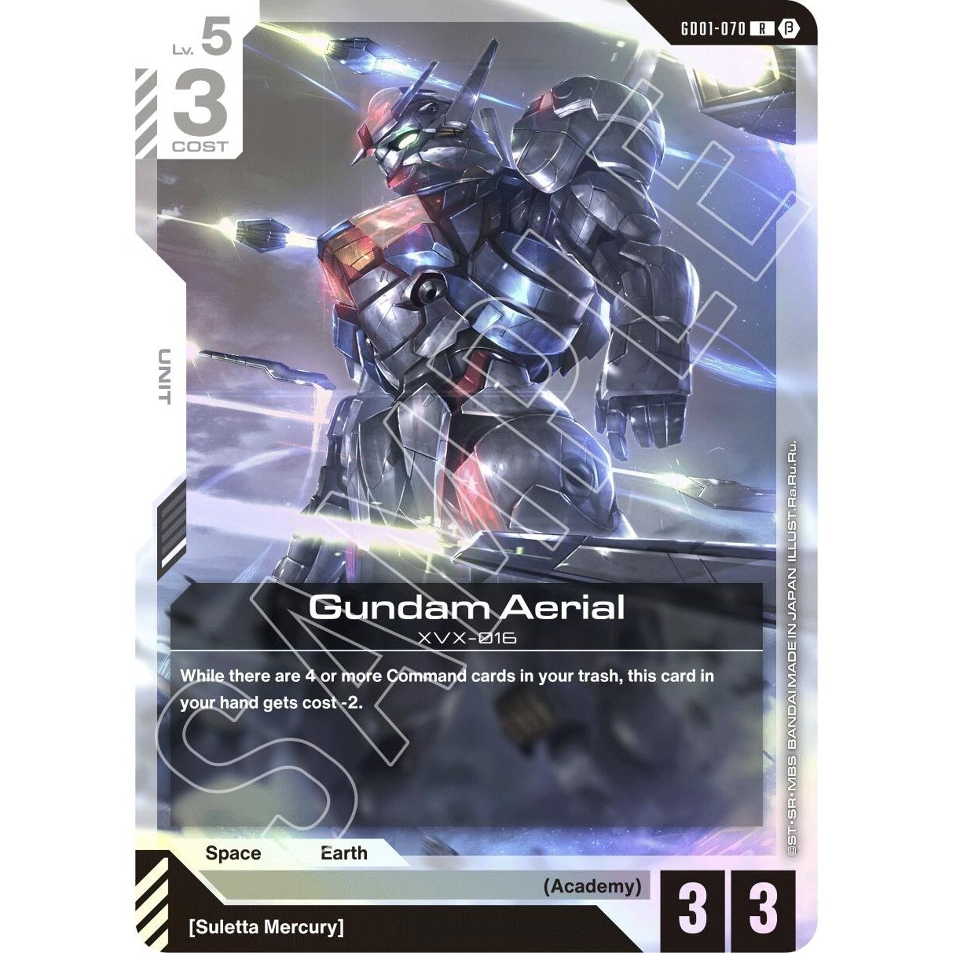 Image for Gundam Aerial (GD01-070) (GD01_b) - Gundam Card Game