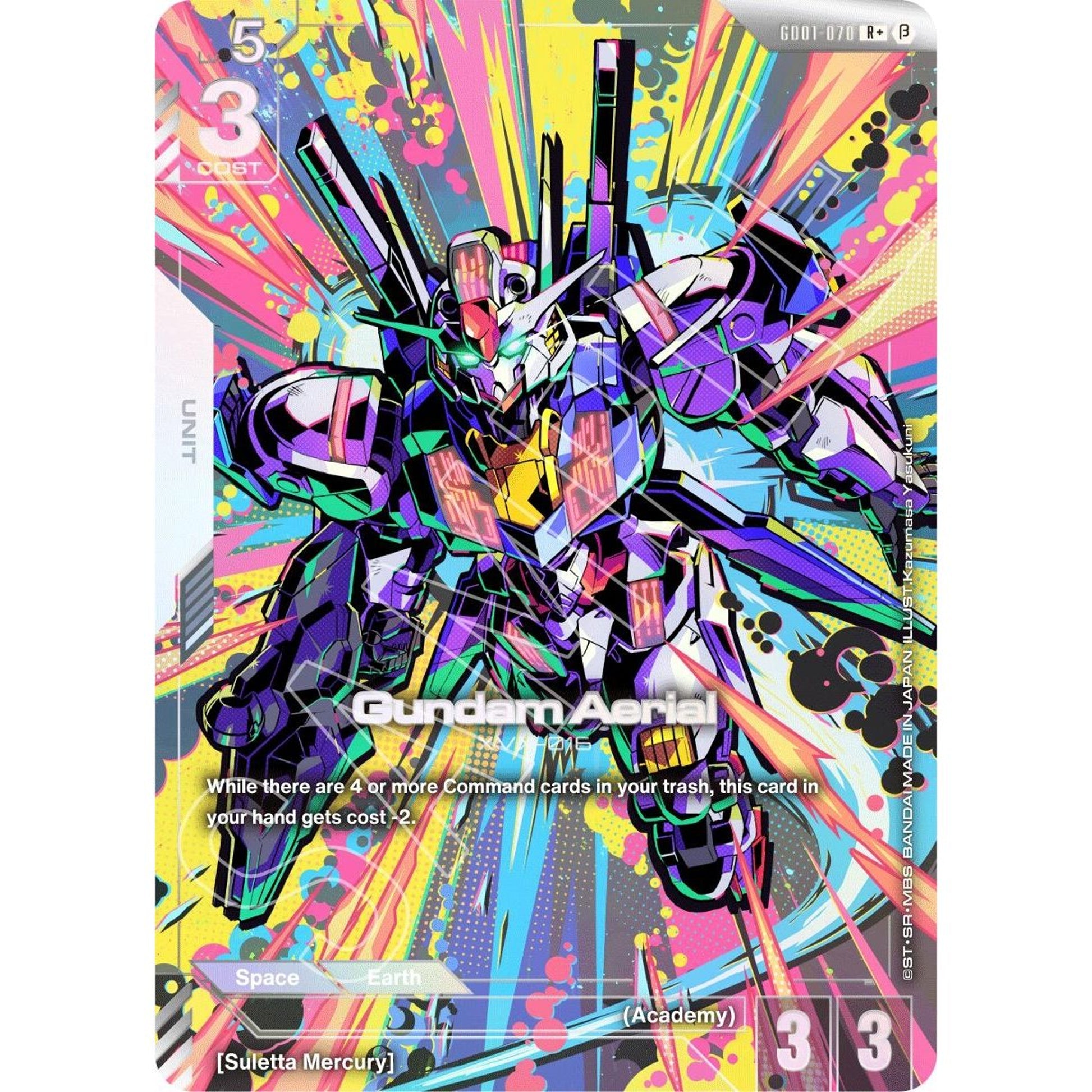 Image for Gundam Aerial (R+) (GD01-070) (GD01_b) - Gundam Card Game