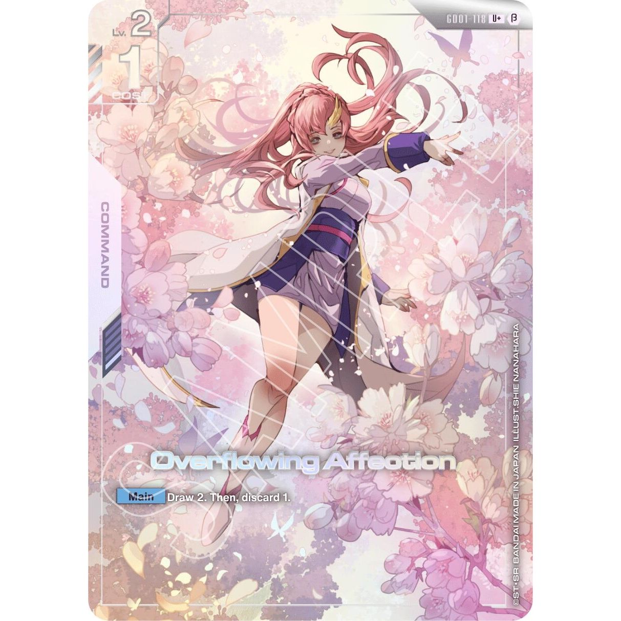 Image for Overflowing Affection (U+) (GD01-118) (GD01_b) - Gundam Card Game