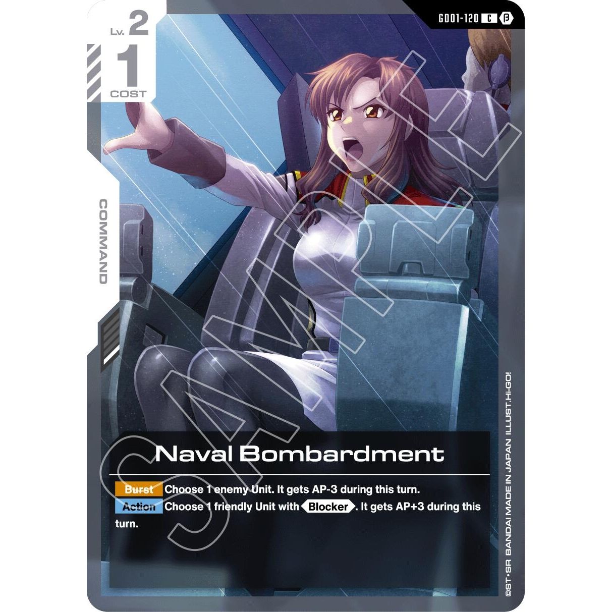 Image for Naval Bombardment (GD01-120) (GD01_b) - Gundam Card Game