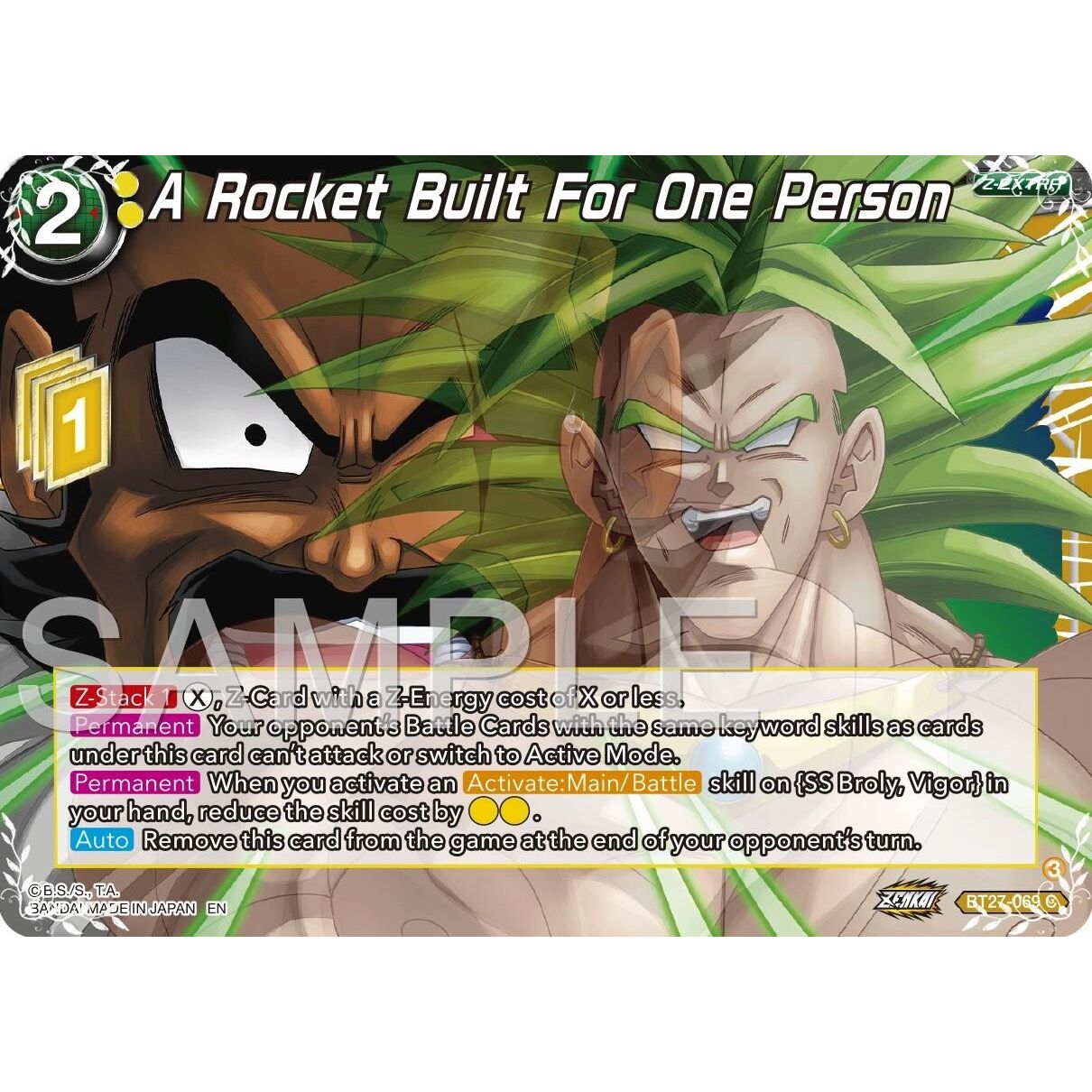 Image for A Rocket Built For One Person (BT27-069) (BT27) - Dragon Ball Super: Masters