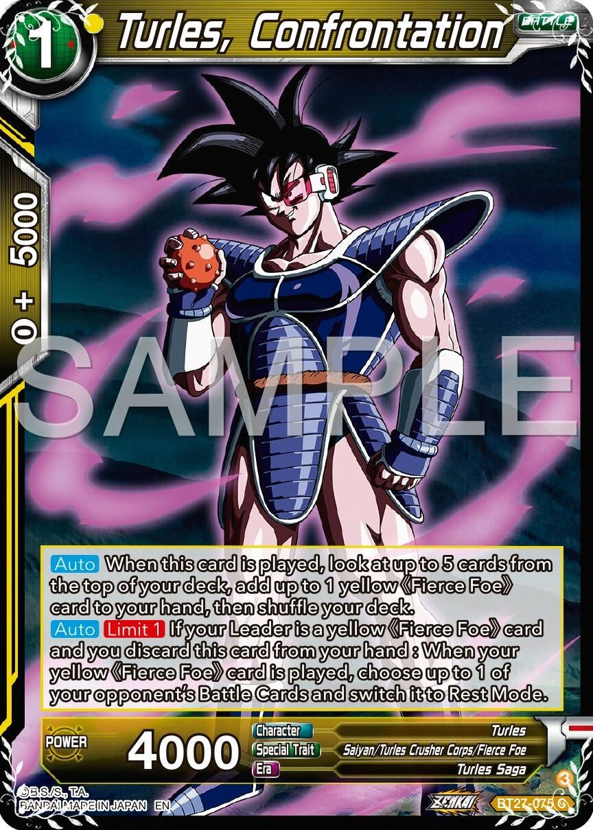 Image for Turles, Confrontation (BT27-075) (BT27) - Dragon Ball Super: Masters