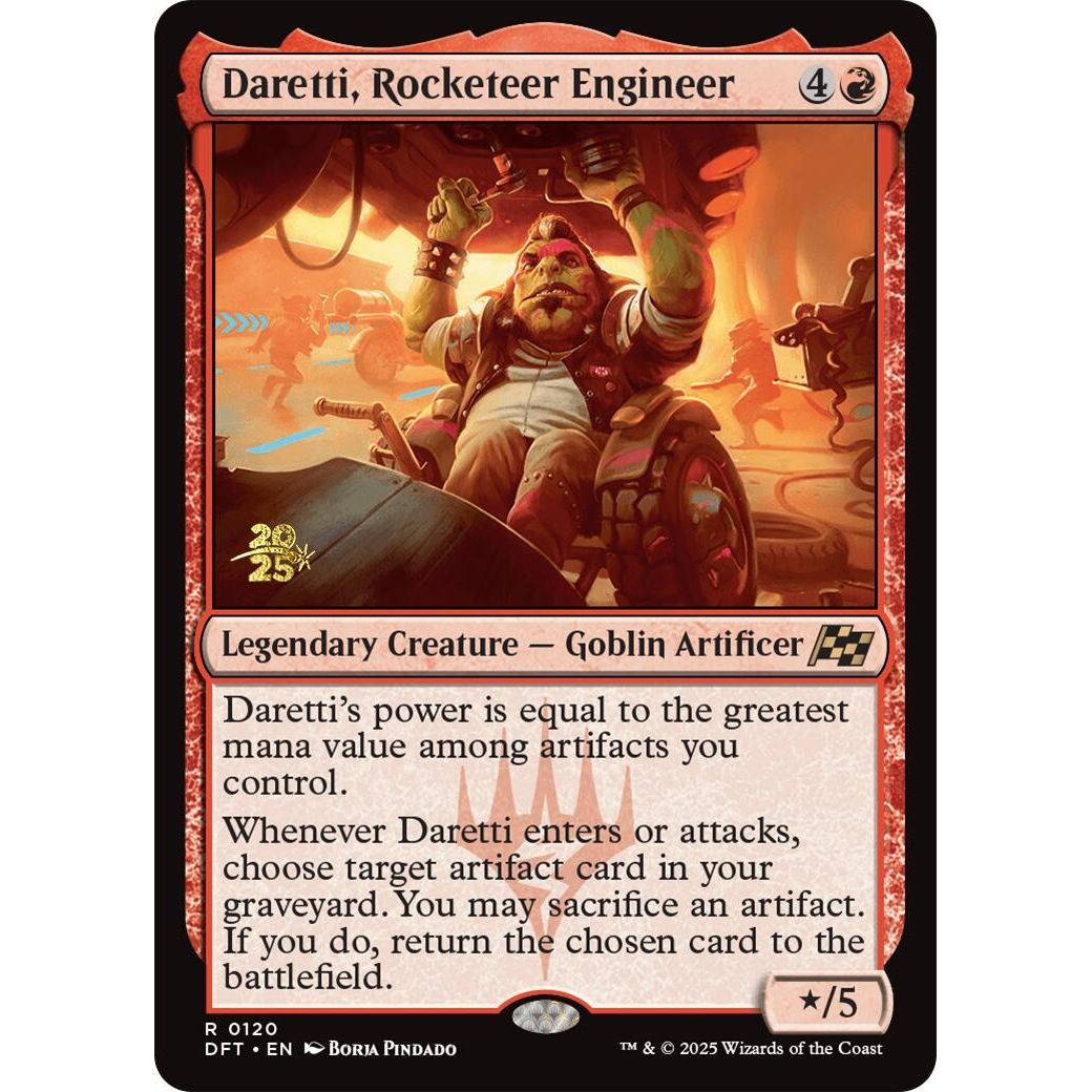 Image for Daretti, Rocketeer Engineer (120) (PRE) - Magic: The Gathering