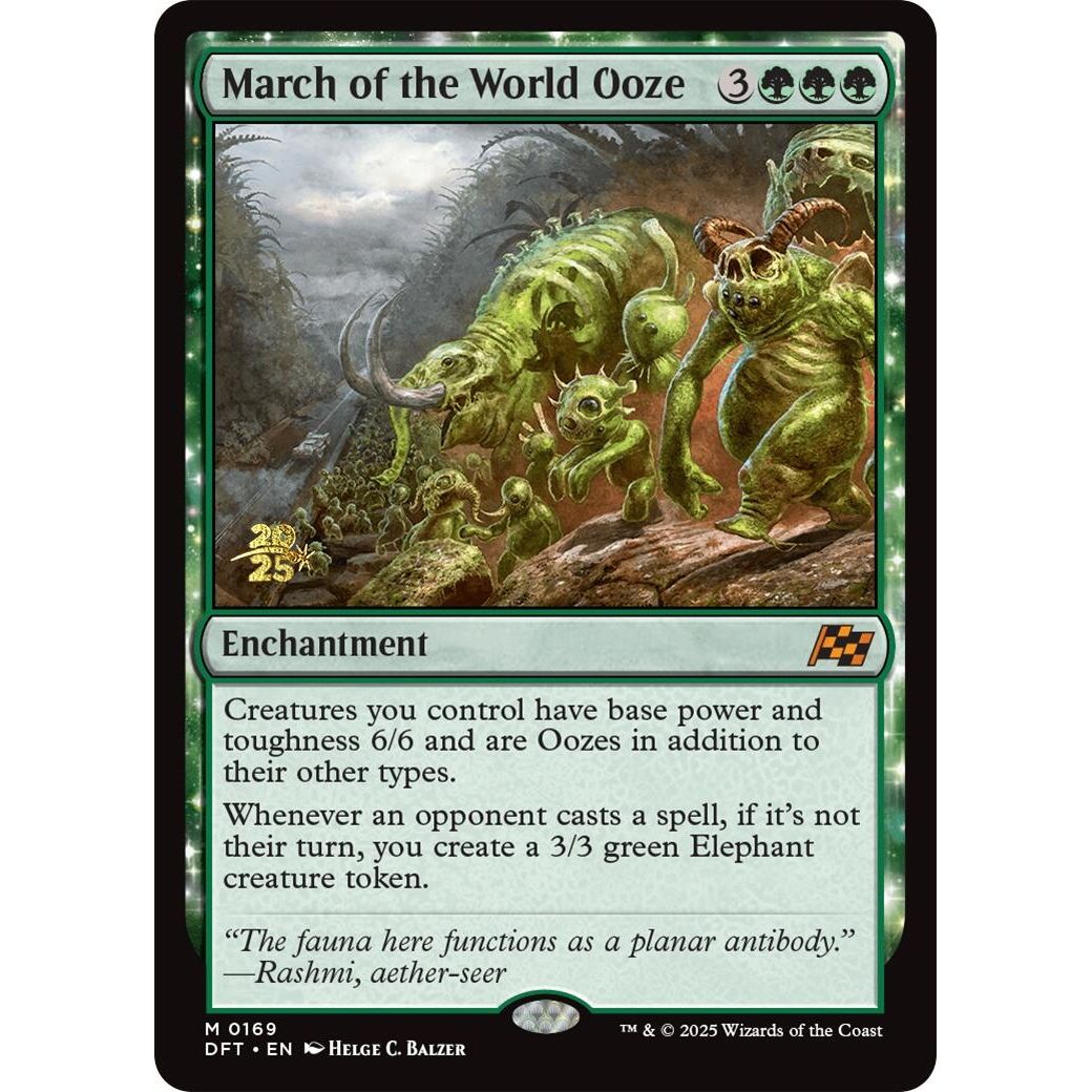 Image for March of the World Ooze (169) (PRE) - Magic: The Gathering