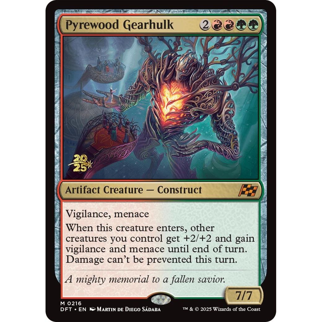 Image for Pyrewood Gearhulk (216) (PRE) - Magic: The Gathering