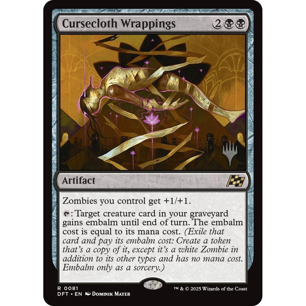 Image for Cursecloth Wrappings (81) (PPDFT) - Magic: The Gathering