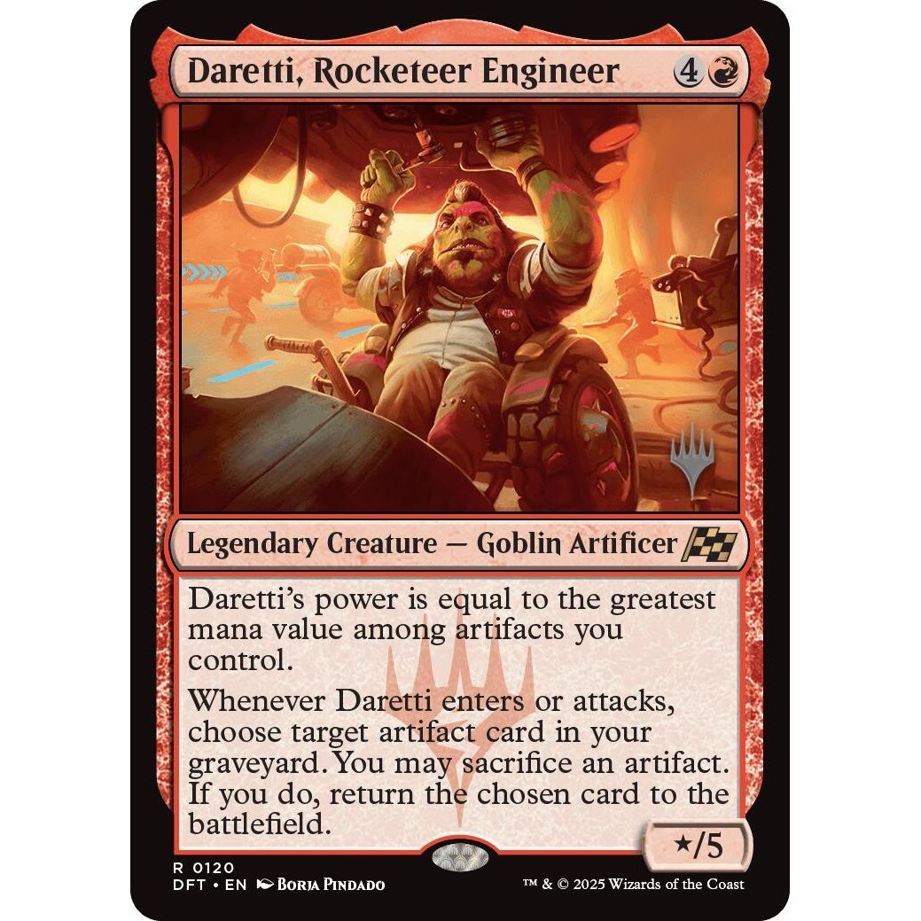 Image for Daretti, Rocketeer Engineer (120) (PPDFT) - Magic: The Gathering