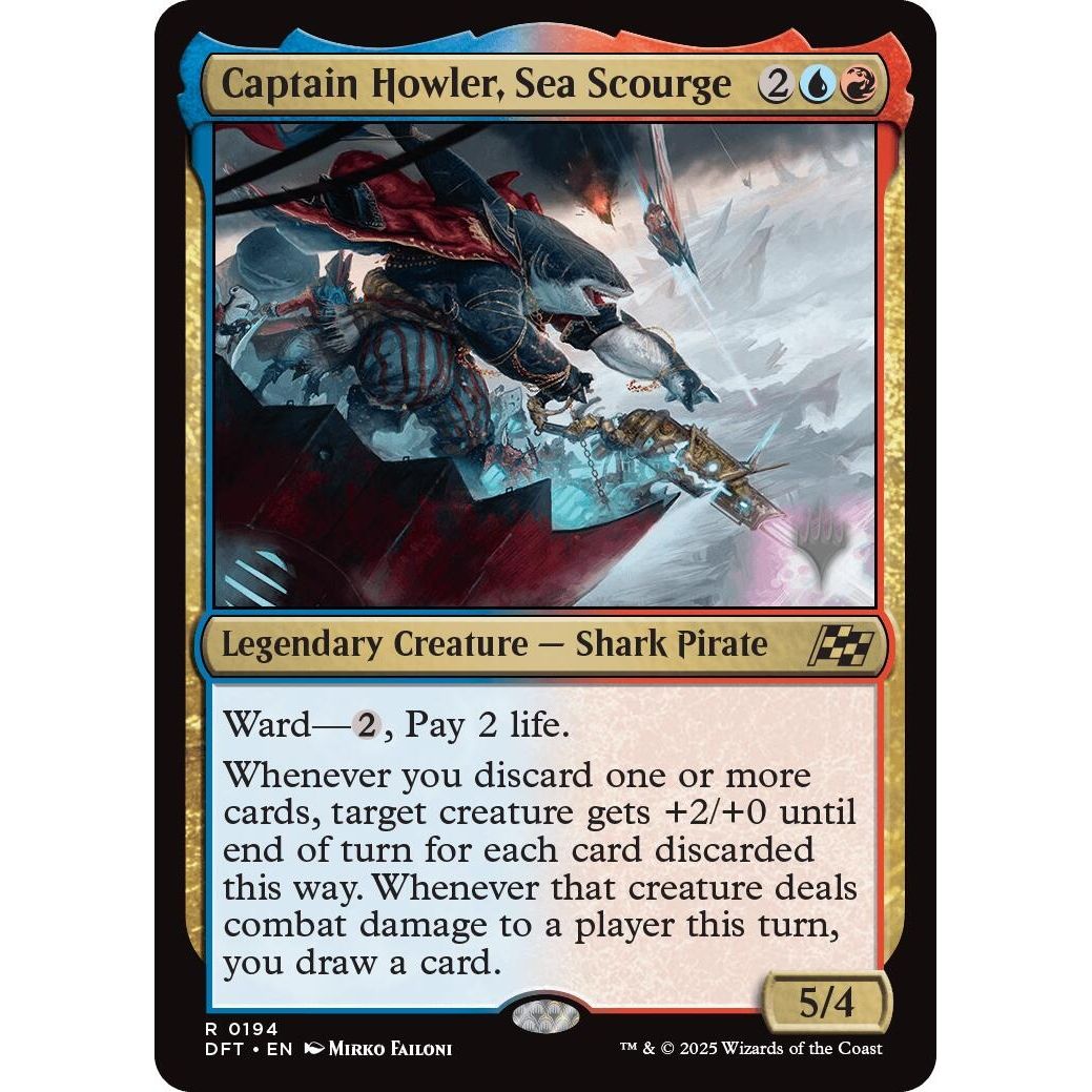 Image for Captain Howler, Sea Scourge (194) (PPDFT) - Magic: The Gathering
