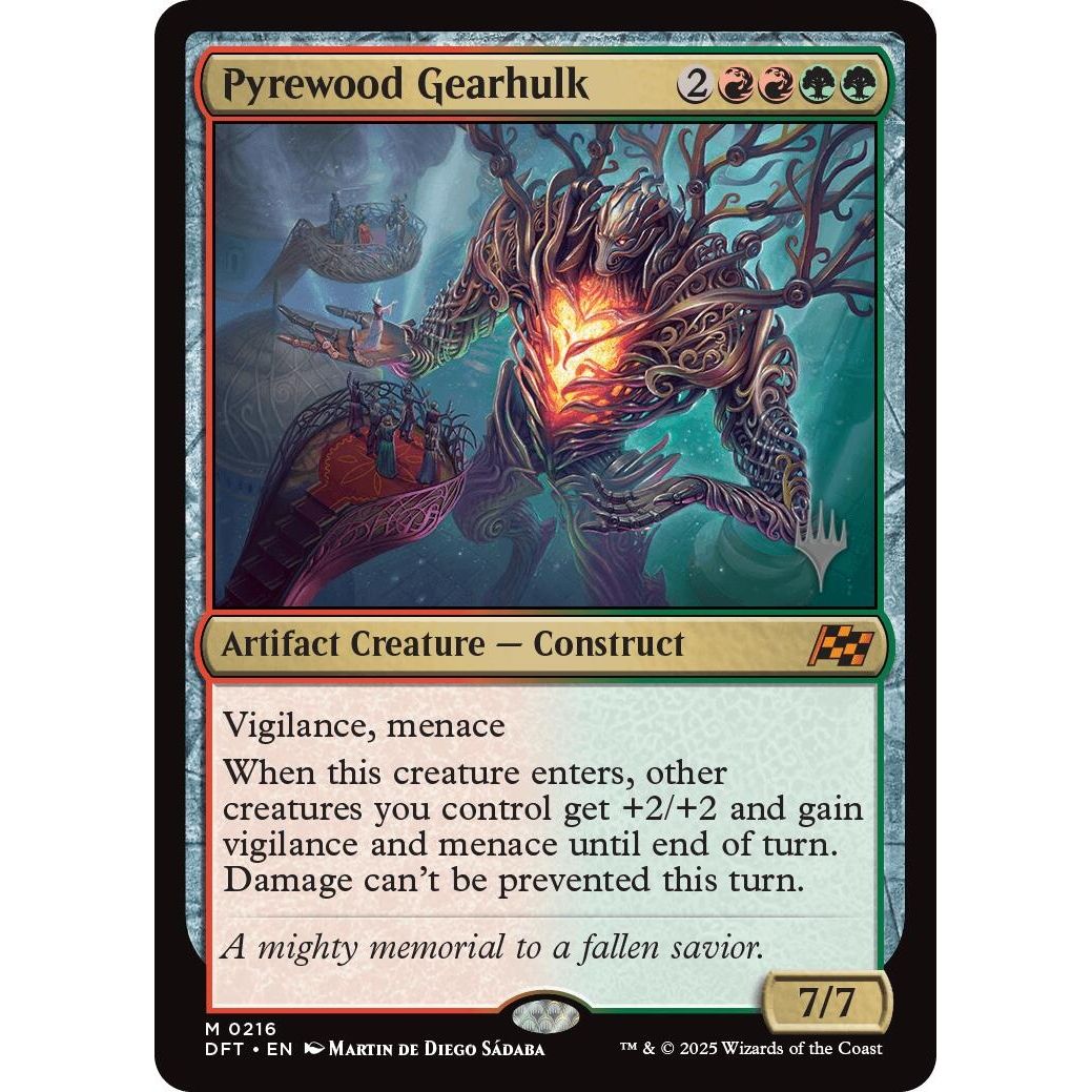 Image for Pyrewood Gearhulk (216) (PPDFT) - Magic: The Gathering