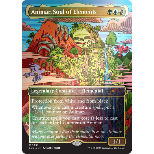 Image for Animar, Soul of Elements (Rainbow Foil) (1891) (SLD) - Magic: The Gathering