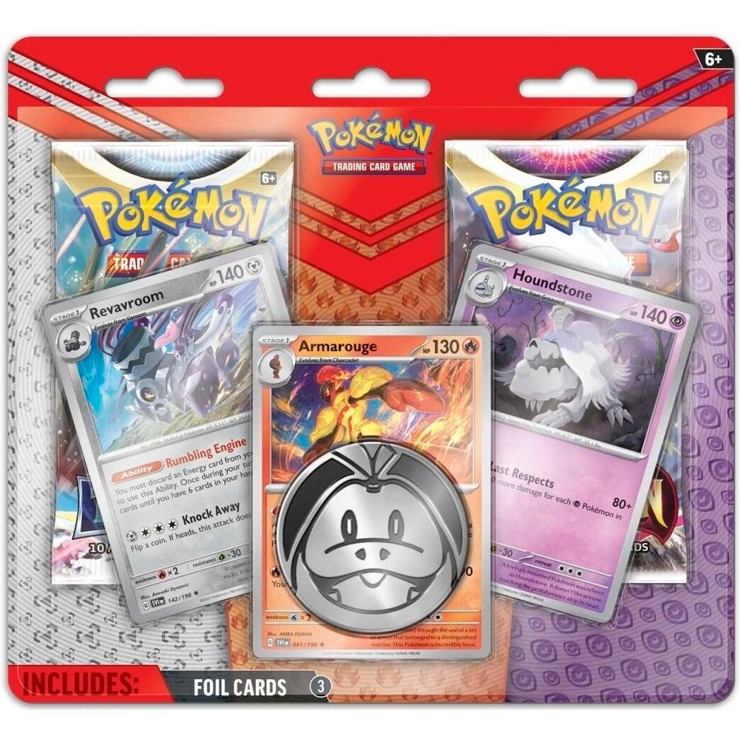 Image for Enhanced 2-Pack Blister Pack [Armarouge, Revavroom & Houndstone] - Pokemon