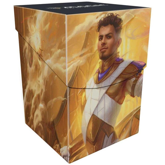 Image for Aetherdrift - Borderless Racer 3: Basri, Tomorrow's Champion 100+ Deck Box for Magic: The Gathering - Deck Boxes