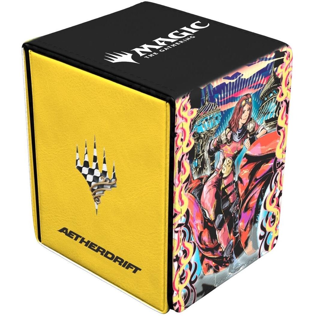 Image for Aetherdrift - Variant Art PW: Chandra, Spark Hunter Alcove Flip Deck Box for Magic: The Gathering - Deck Boxes