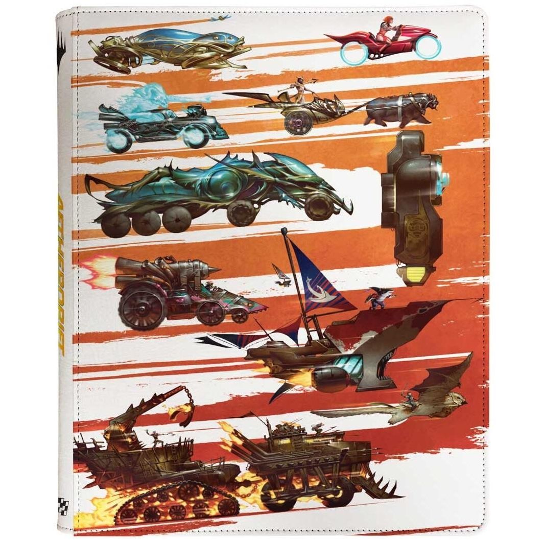 Image for Aetherdrift -  Set Symbol: Finish Line Bundle Key Art 9-Pocket Premium Zippered PRO-Binder for Magic: The Gathering - Storage Albums