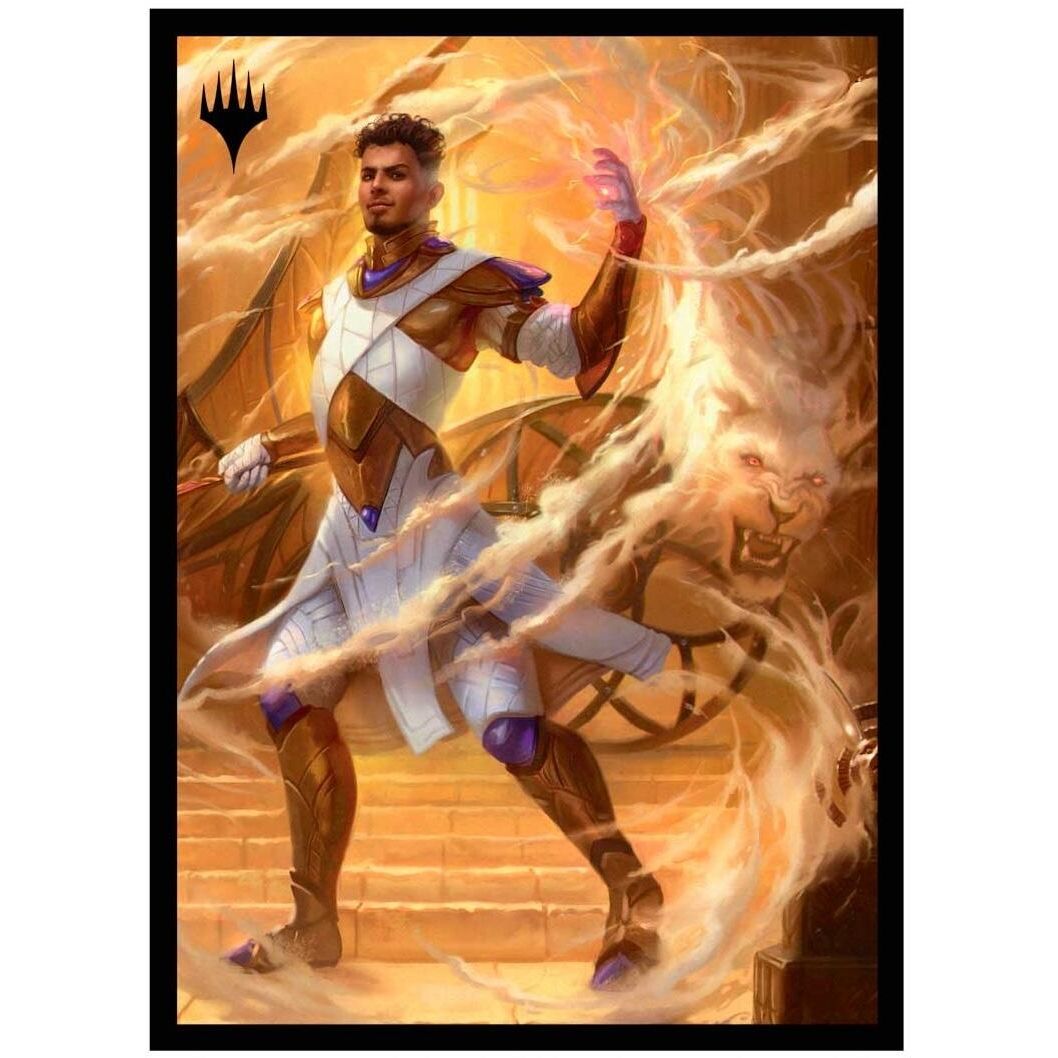 Image for Aetherdrift - Borderless Racer 3: Basri, Tomorrow's Champion Deck Protector Sleeves for Magic: The Gathering (100-pack) - Card Sleeves