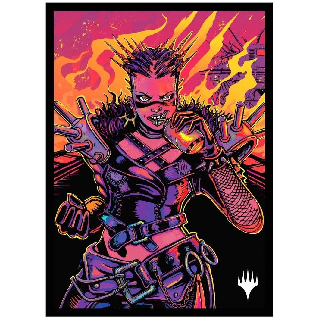 Image for Aetherdrift - Borderless Racer 4: Far Fortune End Boss Standard Deck Protector Sleeves for Magic: The Gathering (100-pack) - Card Sleeves
