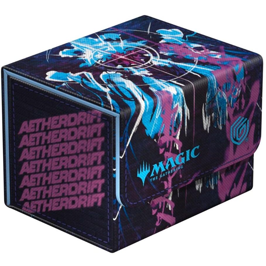 Image for Magic: The Gathering Aetherdrift Sidewinder 100+ Xenoskin Deck Box - Oildeep Gearhulk - Deck Boxes