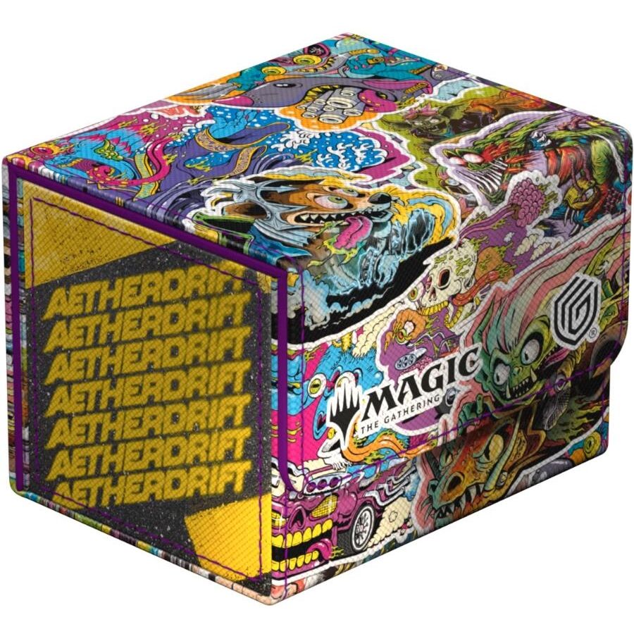 Image for Magic: The Gathering Aetherdrift Sidewinder 100+ Xenoskin Deck Box - Revved-Up Racers - Deck Boxes