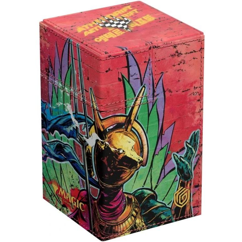 Image for Magic: The Gathering Aetherdrift Flip 'n' Tray Deck Case XenoSkin - Hazoret, Godseeker (Holds 100+) - Deck Boxes