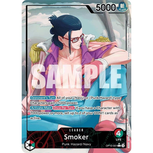 Image for Smoker (001) (Parallel) (OP10-001) (OP10) - One Piece Card Game