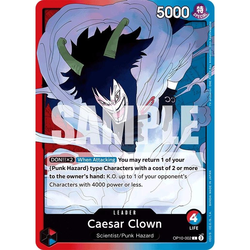 Image for Caesar Clown (002) (OP10-002) (OP10) - One Piece Card Game
