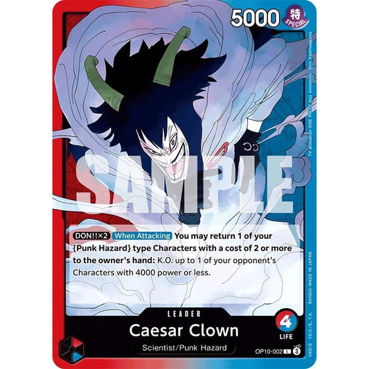 Image for Caesar Clown (002) (OP10-002) (OP10) - One Piece Card Game