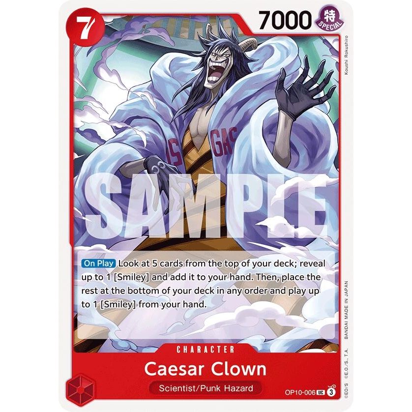 Image for Caesar Clown (006) (OP10-006) (OP10) - One Piece Card Game