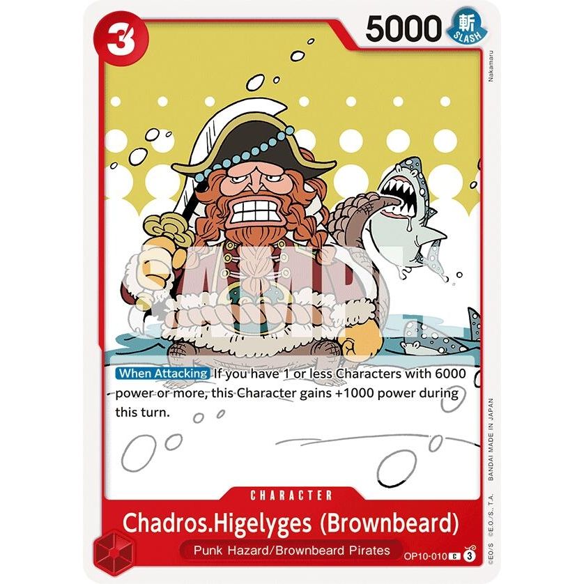 Image for Chadros.Higelyges (Brownbeard) (OP10-010) (OP10) - One Piece Card Game