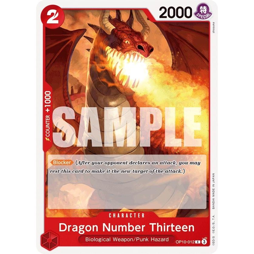 Image for Dragon Number Thirteen (OP10-012) (OP10) - One Piece Card Game
