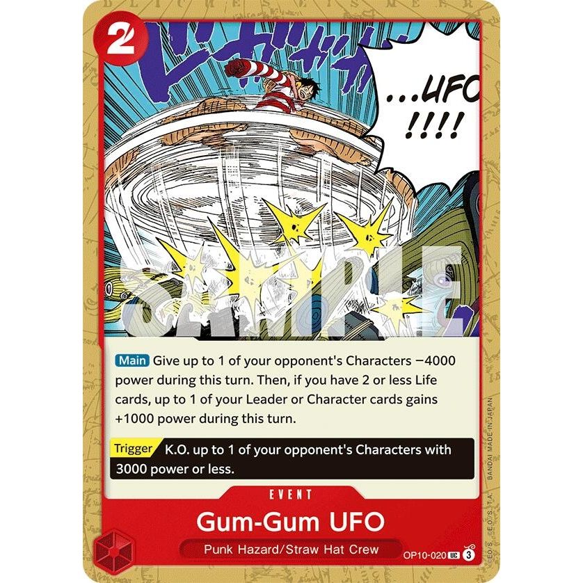 Image for Gum-Gum UFO (OP10-020) (OP10) - One Piece Card Game