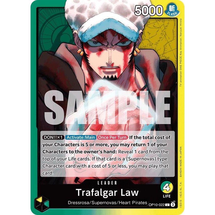 Image for Trafalgar Law (022) (OP10-022) (OP10) - One Piece Card Game