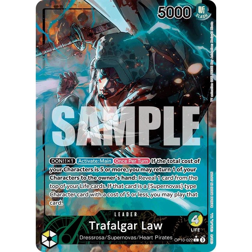 Image for Trafalgar Law (022) (Parallel) (OP10-022) (OP10) - One Piece Card Game
