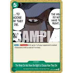 The Weak Do Not Have the Right to Choose How They Die - One Piece — Royal Blood (055)